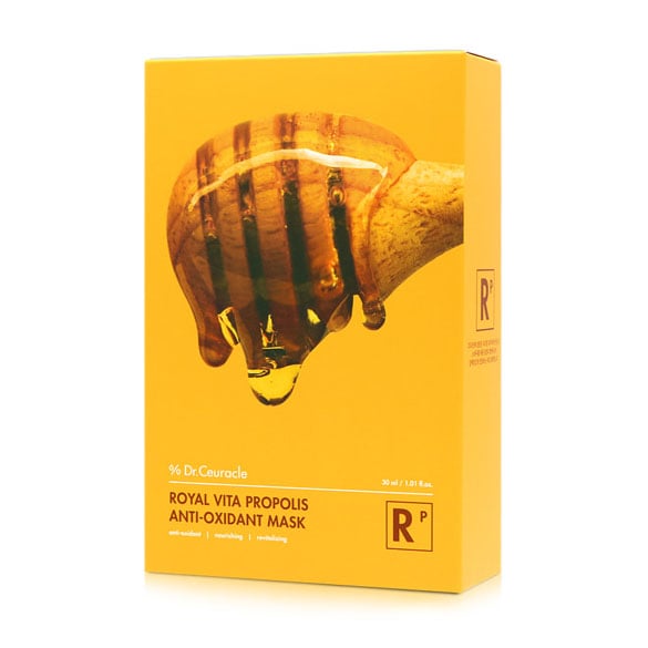Уцінка! Антиоксидантна тканинна маска для обличчя Dr.Ceuracle Royal Vita Propolis Anti-oxidant Mask з екстрактом прополісу, 10*30 мл